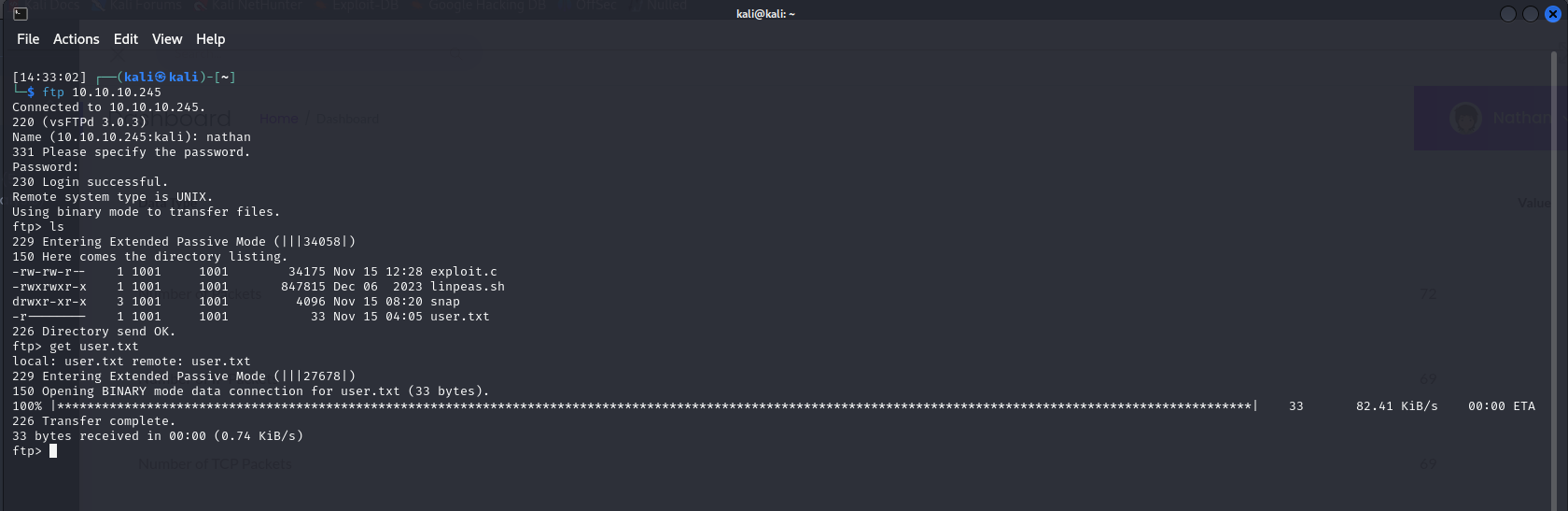 nmap result