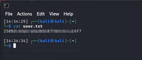nmap result