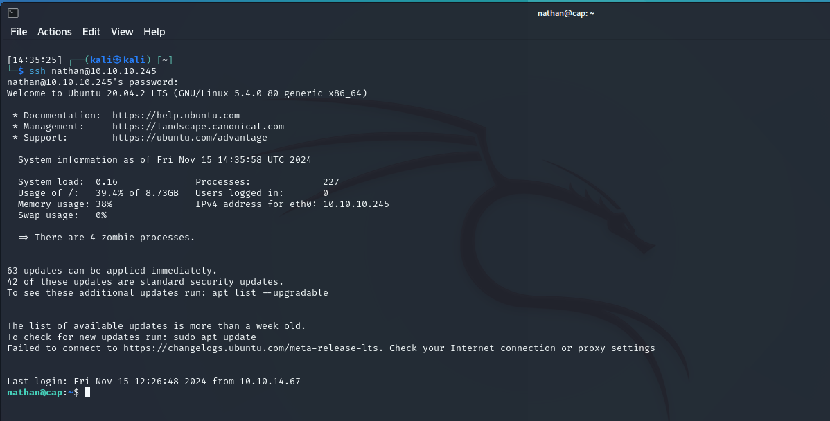 nmap result