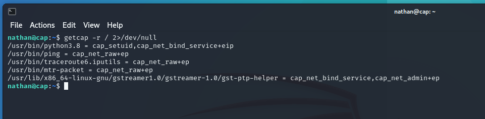 nmap result